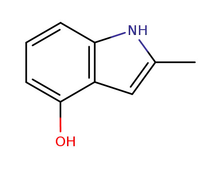 Molecular Structure of 35320-67-3 (4-Hydroxy-2-methylindole)