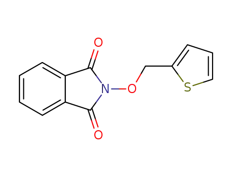 Molecular Structure of 39685-80-8 (N-(Thien-2-yl-methoxy)phthalimide)