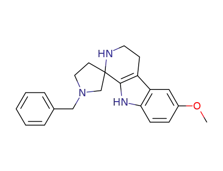 1'-benzyl-6-methoxy-2,3,4,9-tetrahydrospiro[β-carboline-1,3'-pyrrolidine]