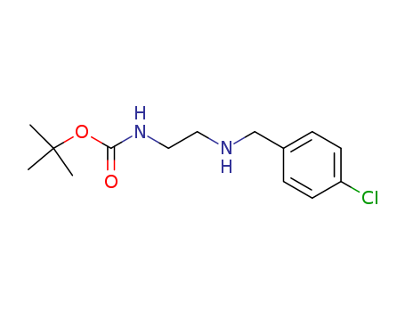 tert-Butyl (2-((4-chlorobenzyl)amino)ethyl)carbamate