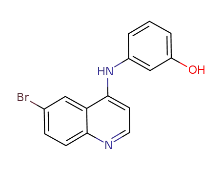 3-((6-bromoquinolin-4-yl)amino)phenol
