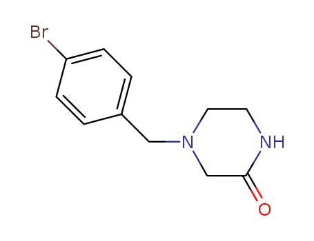 4-(4-bromobenzyl)piperazin-2-on