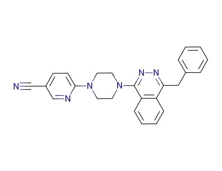 6-[4-(4-benzylphthalazin-1-yl)piperazin-1-yl]nicotinonitrile