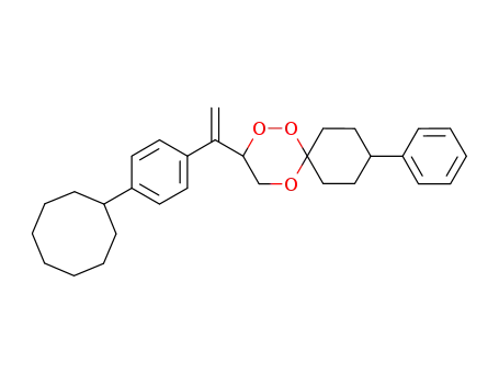 1,2,5-Trioxaspiro[5.5]undecane,
3-[1-(4-cyclooctylphenyl)ethenyl]-9-phenyl-