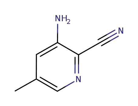 Molecular Structure of 1001635-30-8 (3-Amino-5-methylpyridine-2-carbonitrile)