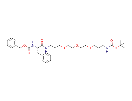 Cbz-Phe-NH-C<sub>10</sub>H<sub>20</sub>O<sub>3</sub>-NH-Boc