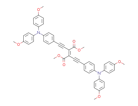 dimethyl 2,3-bis(N,N-di-4-methoxyphenyl-4-aminophenylethynyl)fumarate