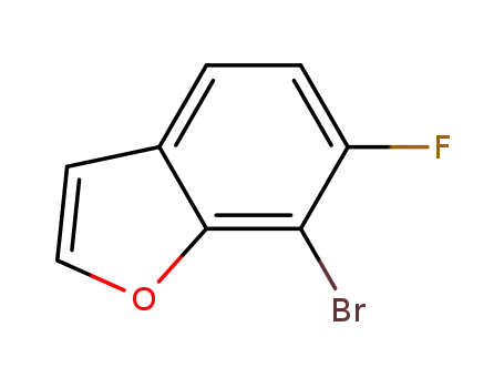 Molecular Structure of 286836-05-3 (7-Bromo-6-fluorobenzofuran)