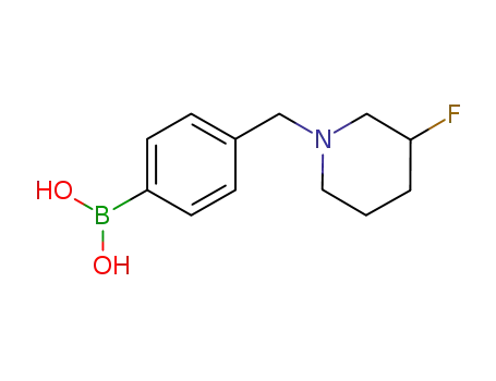 4-((3-fluoropiperidin-1-yl)methyl)phenylboronic acid
