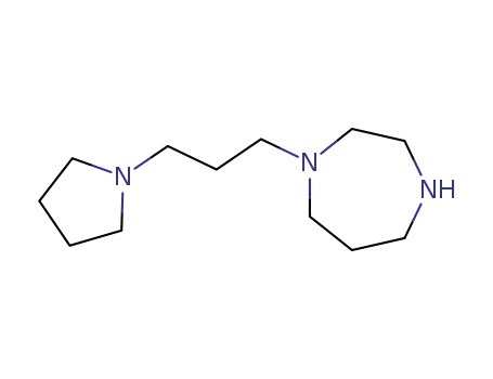 Molecular Structure of 199475-39-3 (1-(3-Pyrrolidinoproyl)homopiperazine)