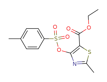 2-methyl-4-(toluene-4-sulfonyloxy)-thiazole-5-carboxylic acid ethyl ester
