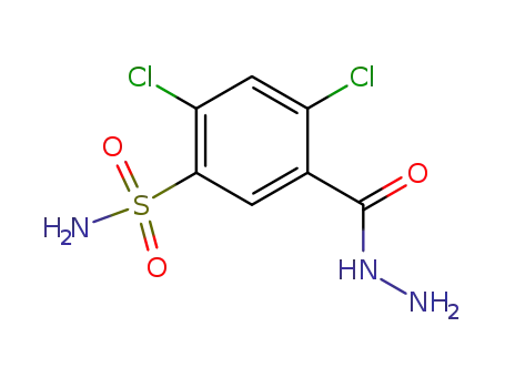 Benzoic acid, 5-(aminosulfonyl)-2,4-dichloro-, hydrazide