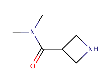 Molecular Structure of 927525-03-9 (N,N-DiMethyl-3-azetidinecarboxaMide)