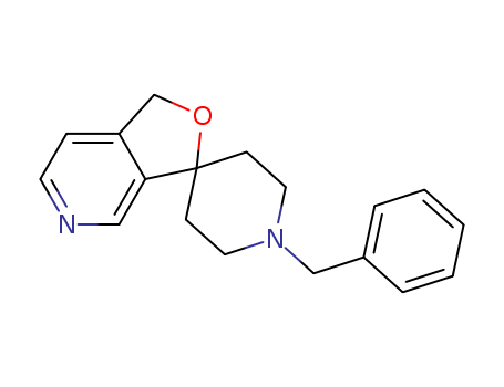 Molecular Structure of 1017599-03-9 (Spiro[furo[3,4-c]pyridine-3(1H),4'-piperidine],1'-(phenylmethyl)-)