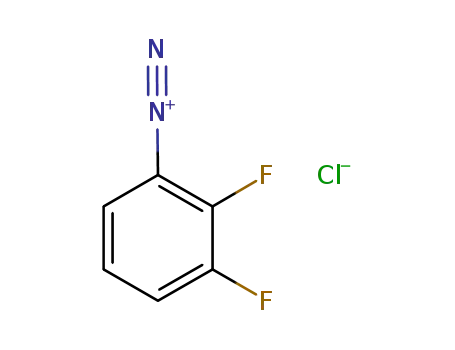 C<sub>6</sub>H<sub>3</sub>F<sub>2</sub>N<sub>2</sub><sup>(1+)</sup>*Cl<sup>(1-)</sup>