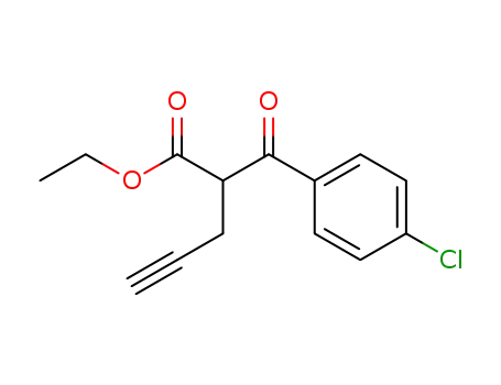 ethyl 2-(4-chlorobenzoyl)pent-4-ynoate