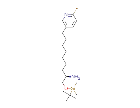(R)-1-(tert-butyldimethylsilyloxy)-9-(6-fluoropyridin-3-yl)-non-2-ylamine