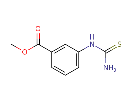 벤조산, 3-[(아미노티옥소메틸)아미노]-, 메틸 에스테르(9CI)