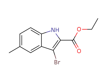 1H-Indole-2-carboxylic acid, 3-bromo-5-methyl-, ethyl ester