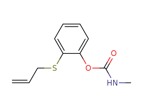 Molecular Structure of 948-85-6 (2-(allylthio)phenyl-N-methylcarbamate)
