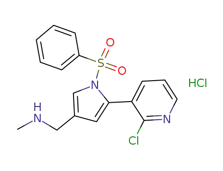 1-[5-(2-chloropyridin-3-yl)-1-(phenylsulfonyl)-1H-pyrrol-3-yl]-N-methylmethanamine hydrochloride