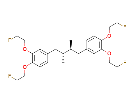 1,4-bis[3,4-bis(2-fluoroethoxyl)phenyl]-2,3-dimethyl-(2R,3S)-butane