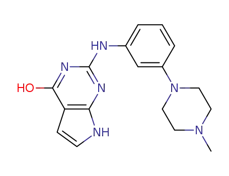 4H-Pyrrolo[2,3-d]pyriMidin-4-one, 3,7-dihydro-2-[[3-(4-Methyl-1-piperazinyl)phenyl]aMino]-