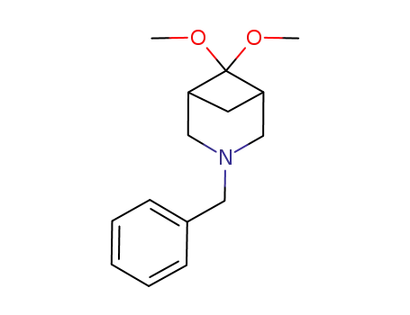 Molecular Structure of 1245794-53-9 (3-benzyl-6,6-dimethoxy-3-azabicyclo[3.1.1]heptane)