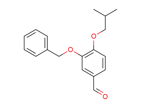 Molecular Structure of 1234500-50-5 (4-isobutoxy-3-benzyloxybenzaldehyde)