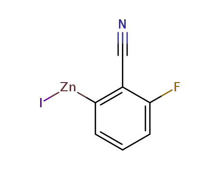 Molecular Structure of 352525-67-8 (2-CYANO-3-FLUOROPHENYLZINC IODIDE)