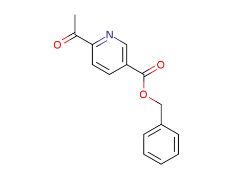Molecular Structure of 207672-16-0 (6-acetyl-nicotinic acid benzyl ester)