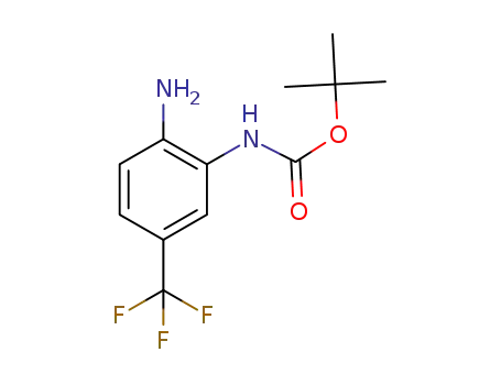 Molecular Structure of 954239-03-3 ((2-AMINO-5-TRIFLUOROMETHYL-PHENYL)-CARBAMIC ACID TERT-BUTYL ESTER)