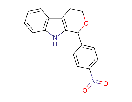 1,3,4,9-tetrahydro-1-(4-nitrophenyl)pyrano[3,4-b]indole