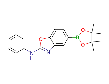 N-phenyl-5-(4,4,5,5-tetramethyl-1,3,2-dioxaborolan-2-yl)benzo[d]oxazol-2-amine