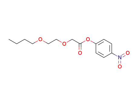 Molecular Structure of 935680-99-2 (4-Nitrophenyl 2-(2-butoxyethoxy)acetate)