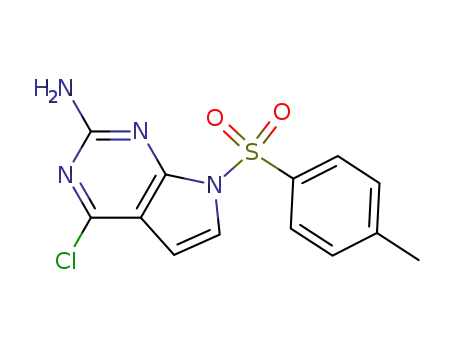 4-chloro-7-[(4-methylbenzene)sulfonyl]-7H-pyrrolo[2,3-d]pyrimidin-2-amine