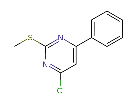 4-chloro-2-(methylsulfanyl)-6-phenylpyrimidine