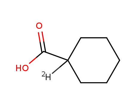 Molecular Structure of 933-37-9 (CYCLOHEXANECARBOXYLIC-1-D1 ACID)