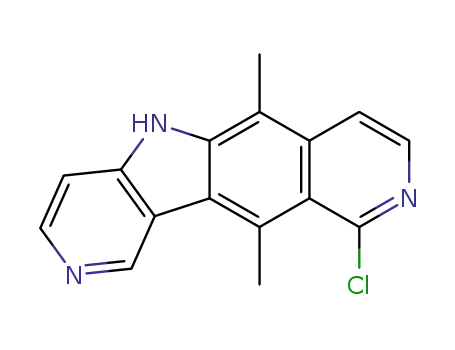 10-chloro-6,11-dimethyl-5H-pyrido<3',4':4,5>pyrrolo<2,3-g>isoquinoline