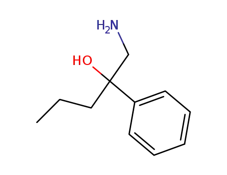 Molecular Structure of 100054-37-3 (1-amino-2-phenyl-pentan-2-ol)