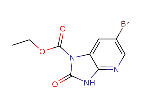 1H-Imidazo[4,5-b]pyridine-1-carboxylic acid, 6-bromo-2,3-dihydro-2-oxo-, ethyl ester