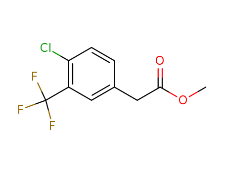 Benzeneacetic acid, 4-chloro-3-(trifluoromethyl)-, methyl ester