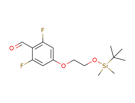 4-(2-(tert-butyldimethylsilyloxy)ethoxy)-2,6-difluorobenzaldehyde