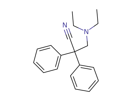 3-diethylamino-2,2-diphenyl-propionitrile