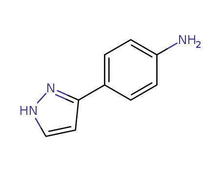 4-(1H-PYRAZOL-3-YL)아닐린 염산염