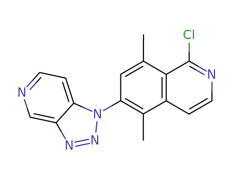 1-(1-chloro-5,8-dimethylisoquinolin-6-yl)-1H-v-triazolo<4,5-c>pyridine