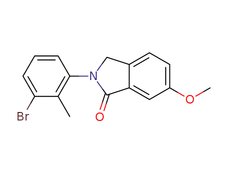 2-(3-bromo-2-methylphenyl)-6-methoxyisoindolin-1-one