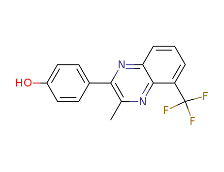 4-[3-methyl-5-(trifluoromethyl)-quinoxalin-2-yl]phenol