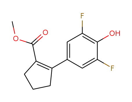 methyl 2-(3,5-difluoro-4-hydroxyphenyl)cyclopent-1-enecarboxylate