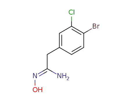 (Z)-2-(4-bromo-3-chlorophenyl)-N'-hydroxyacetimidamide